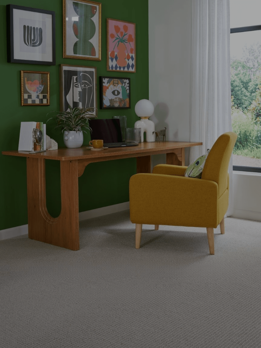 Wood look living room flooring 