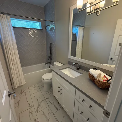 Custom bathroom installation in DFW Texas